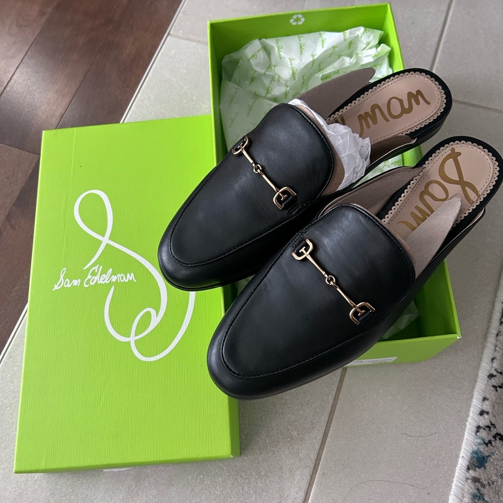 Linnie - leather mule by Sam Edelman